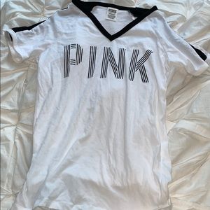 White T-Shirt from Victoria’s Secret Pink